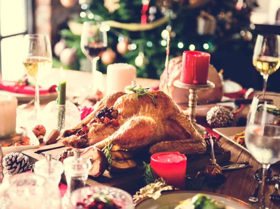 Family Together Christmas Celebration Concept