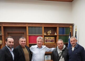 Συνάντηση Περιφερειάρχη Κρήτης με το προεδρείο του Γ.Σ. Εργοτέλη