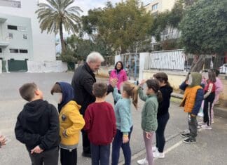 Στις εργασίες στο σχολικό συγκρότημα της Ακαδημίας ο Δήμαρχος Ηρακλείου Αλέξης Καλοκαιρινός