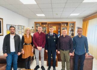 Συναντήσεις με Γενικό Αστυνομικό Διευθυντή Κρήτης και με τον Ταξίαρχο των Χανίων