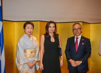 Τιμώμενο πρόσωπο η Υπουργός Τουρισμού στη δεξίωση της Ιαπωνικής Πρεσβείας