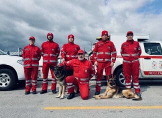 Ο Ελληνικός Ερυθρός Σταυρός ενισχύει τους κατοίκους της Σαντορίνης