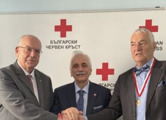 Ο Πρόεδρος του Ελληνικού Ερυθρού Σταυρού στον Βουλγαρικό Ερυθρό Σταυρό, κατόπιν ευγενικής προσκλήσεως