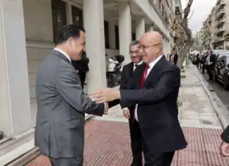 Συνάντηση της πολιτικής ηγεσίας του Υπουργείου Υγείας με τον Υπουργό Υγείας της Δημοκρατίας του Ιράκ