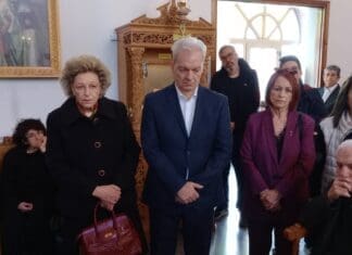 Στον Ιερό ναό Κοιμήσεως της Θεοτόκου στο Μασταμπά την Κυριακή των Βαΐων ο Δήμαρχος Ηρακλείου Αλέξης Καλοκαιρινός