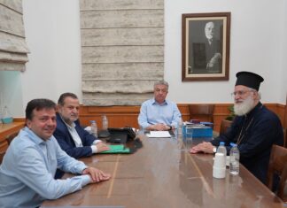 Στήριξη της Περιφέρειας Κρήτης στην αποκατάσταση του Ιερού Ναού Μεταμόρφωσης του Σωτήρος στο Αρκαλοχώρι