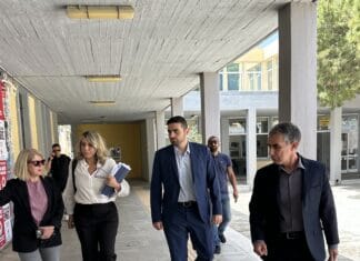 Στη ΣΑΕΚ Ηρακλείου με την Υφυπουργό Τουρισμού, Άννα Καραμανλή ο Κωνσταντίνος Κεφαλογιάννης