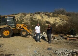 Κοινή επιχείρηση Δήμων Ηρακλείου και Μαλεβιζίου για αποκατάσταση παράνομης χωματερής στον Ξηροπόταμο