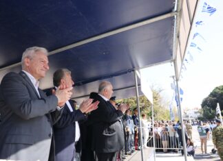 Στις εκδηλώσεις για την Εθνική Επέτειο της 28ης Οκτωβρίου 1940 ο Δήμαρχος Ηρακλείου Αλέξης Καλοκαιρινός (βίντεο)