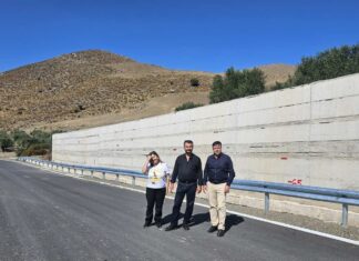 Ολοκληρώθηκε το οδικό έργο Αγ. Θωμάς-Λαράνι-Λούρες που χρηματοδότησε η Π.Ε. Ηρακλείου