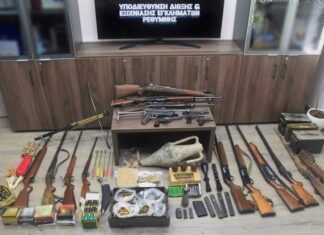 Ρέθυμνο: Σύλληψη για παραβάσεις της Νομοθεσίας περί όπλων και για παράνομα αρχαία