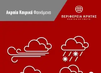Οδηγίες αυτοπροστασίας και αυξημένη ετοιμότητα της Πολιτικής Προστασίας