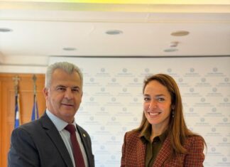 Συνάντηση της υπ. Κοινωνικής Συνοχής και Οικογένειας με τον Κύπριο υπ. Δικαιοσύνης και Δημόσιας Τάξης