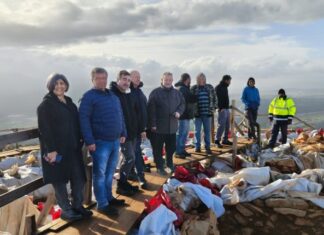 Επίσκεψη Δημάρχου Μινώα Πεδιάδας Βασίλη Κεγκέρογλου στην ανασκαφή της Παπούρας πριν το εργοτάξιο στο Καστέλλι