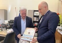 Συνάντηση του Δημάρχου Ηρακλείου με τον Πρέσβη της Δημοκρατίας της Σερβίας στην Ελλάδα