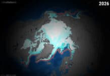 Climatebook.gr: Σε ιστορικά χαμηλά η μέγιστη έκταση θαλάσσιου πάγου για δεύτερη συνεχόμενη χρονιά στην Αρκτική