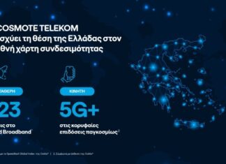 Η COSMOTE TELEKOM ενισχύει τη θέση της Ελλάδας στον διεθνή χάρτη συνδεσιμότητας