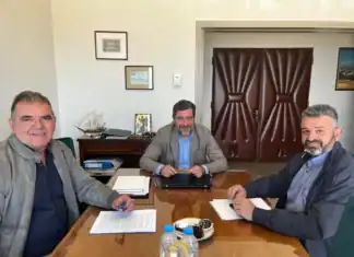 Συνάντηση για την ενημέρωση της αναπτυξιακής πορείας του έργου φράγματος Καθαρού Κριτσάς, στην Αντιπεριφέρεια Λασιθίου