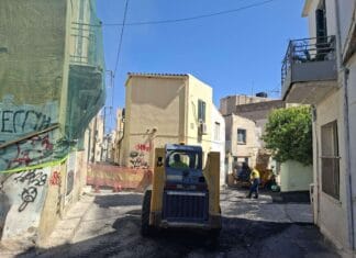 Συνεχίζεται το πρόγραμμα ασφαλτοστρώσεων στο Δήμο Ηρακλείου