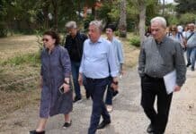 Αυτοψία σε εργασίες στα Ενετικά Τείχη από την Υπουργό Πολιτισμού, τον Περιφερειάρχη Κρήτης και τον Δήμαρχο Ηρακλείου