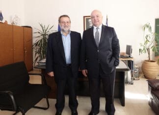 Tον Πρόεδρο του Διοικητικού Συμβουλίου της Eurobank υποδέχτηκε στο Καστέλλι ο Δήμαρχος Μινώα Πεδιάδας Βασίλης Κεγκέρογλου