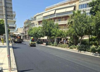 Ασφαλτοστρώσεις στην οδό Αβέρωφ 8 και 9 Ιουνίου