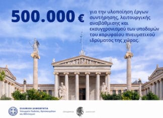 Υπουργείο Παιδείας: 500.000 ευρώ για έργα αναβάθμισης στην Ακαδημία Αθηνών