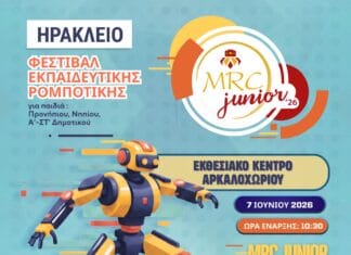 Στο Εκθεσιακό Κέντρο Αρκαλοχωρίου την Κυριακή 7 Ιουνίου, το MRC Junior Ηράκλειο 2026