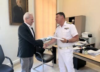 Συνάντηση του Δημάρχου Ηρακλείου με τον Περιφερειακό Διοικητή του Λιμενικού Σώματος Κρήτης