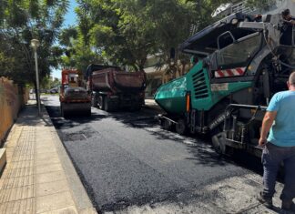 Στην οδό Πινδάρου συνεχίζεται το πρόγραμμα ασφαλτοστρώσεων στο Δήμο Ηρακλείου