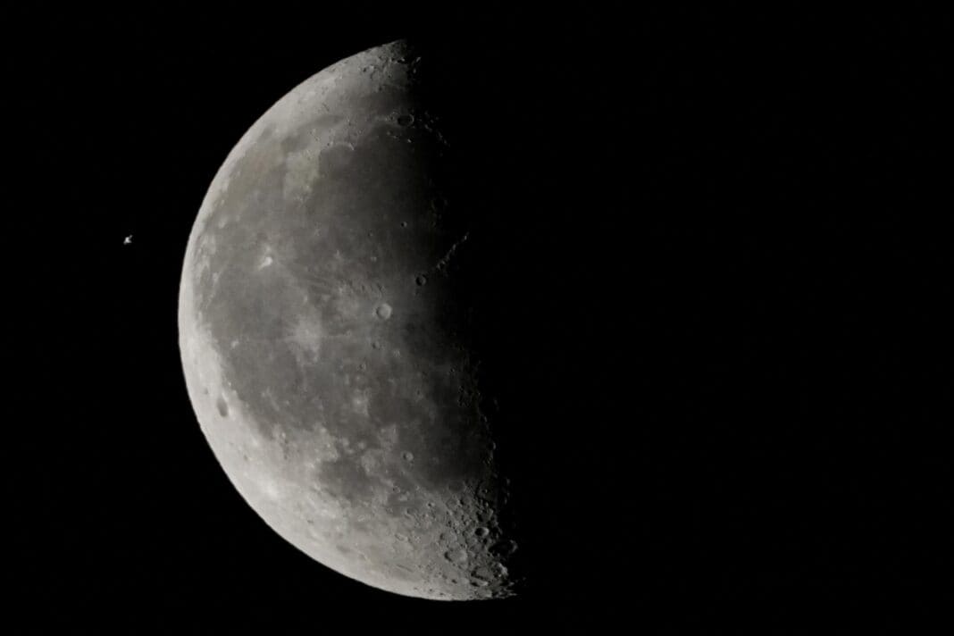 International Space Station Transit Infront Of The Moon